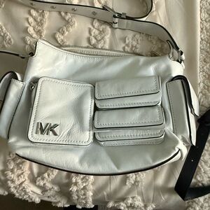 Michael Kors Light Gray Crossbody Bag